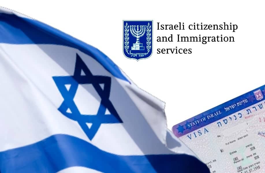 Israeli flag, visa, Citizenship